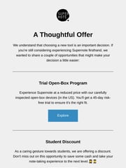 Email Inspiration from Supernote