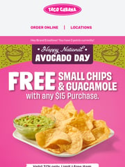 Email Inspiration from Taco Cabana