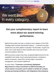Email Inspiration from The B2B BigCommerce Team