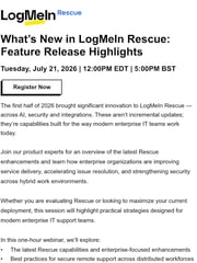 Email Inspiration from The LogMeIn Rescue Team