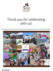 Email Inspiration from Tico Coffee Roasters