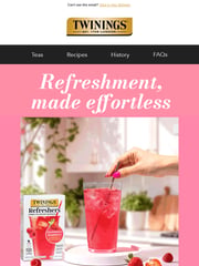 Email Inspiration from Twinings Tea