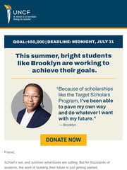 Email Inspiration from UNCF