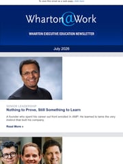 Email Inspiration from Wharton Executive Education
