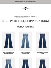 Email Inspiration from 7 For All Mankind