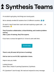 Email Inspiration from Aaron Sitze