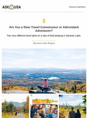 Email Inspiration from Adirondacks, USA