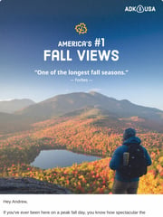 Email Inspiration from Adirondacks, USA