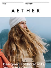 Email Inspiration from AETHER Apparel