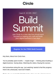 Email Inspiration from Alexis @ Circle