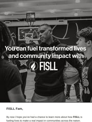 Email Inspiration from Allan Houston | Team FISLL