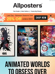 Email Inspiration from Allposters.com