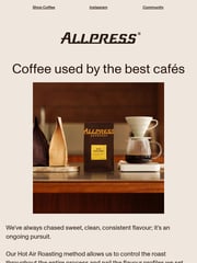 Email Inspiration from Allpress Coffee Roasters