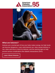 Email Inspiration from American Diabetes Association