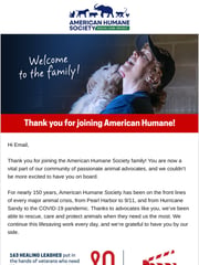 Email Inspiration from American Humane