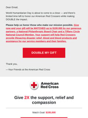 Email Inspiration from American Red Cross