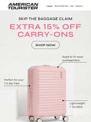 Email Inspiration from American Tourister