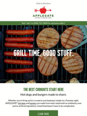Email Inspiration from Applegate
