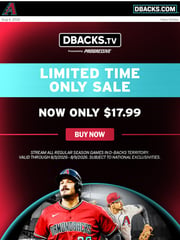 Email Inspiration from Arizona Diamondbacks