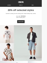Email Inspiration from ASOS