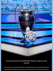 Email Inspiration from Aston Villa