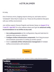 Email Inspiration from Astronomer