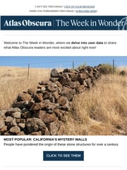 Email Inspiration from Atlas Obscura