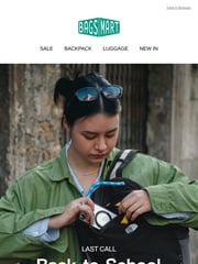 Email Inspiration from BAGSMART