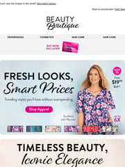 Email Inspiration from Beauty Boutique