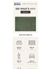 Email Inspiration from Bed Bath & Beyond
