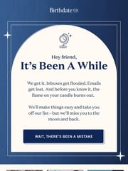 Email Inspiration from Birthdate Co.