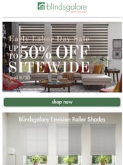Email Inspiration from Blindsgalore