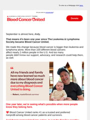 Email Inspiration from Blood Cancer United