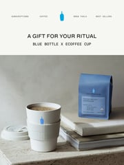 Email Inspiration from Blue Bottle Coffee