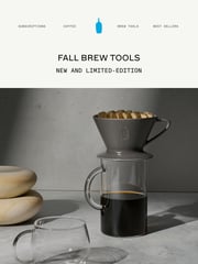 Email Inspiration from Blue Bottle Coffee
