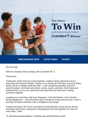 Email Inspiration from Blues Rugby