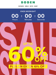 Email Inspiration from Boden Sale