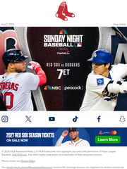 Email Inspiration from Boston Red Sox