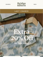 Email Inspiration from Bridge & Burn