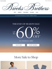 Email Inspiration from Brooks Brothers