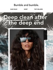 Email Inspiration from Bumble and bumble.