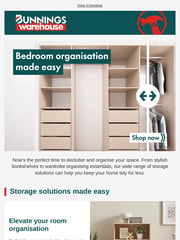 Email Inspiration from Bunnings