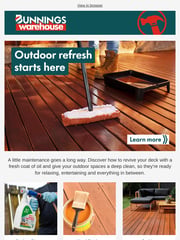 Email Inspiration from Bunnings