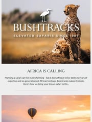 Email Inspiration from Bushtracks Expeditions