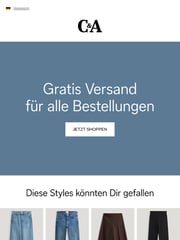 Email Inspiration from C&A
