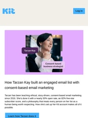 Email Inspiration from Caitlin at Kit