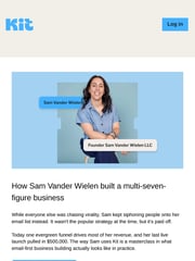 Email Inspiration from Caitlin at Kit