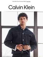 Email Inspiration from Calvin Klein