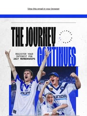 Email Inspiration from Canterbury-Bankstown Bulldogs
