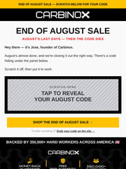 Email Inspiration from Carbinox